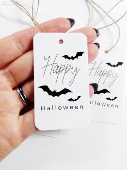 Halloween Geschenkanhänger Fledy